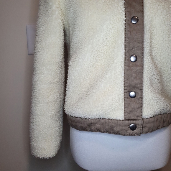 Madewell Sherpa Portland Jacket Size Small - Picture 7 of 10